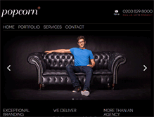 Tablet Screenshot of popcorndesign.co.uk